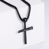 Stainless Steel 18K Gold Plated Fashion Polishing Cross sku image 2