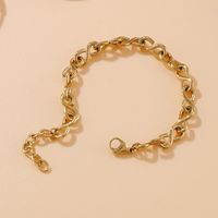 Fashion Number Titanium Steel 18K Gold Plated Bracelets In Bulk main image 4
