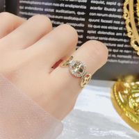 Vintage Geometric Open Ring Trend All-match Fashion Ring main image 1