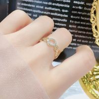 Retro Open Ring Circle Hollow Trend All-match Fashion Ring Women main image 1