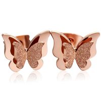 Women&#39;s Titanium Steel Hypoallergenic Stud Earrings Hello Jewelry Wholesale main image 1