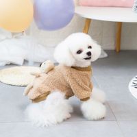 Herbst- Und Wintermodelle Hundekleidung Puppe Bär Fleece Hundekleidung Haustierkleidung Großhandel main image 4