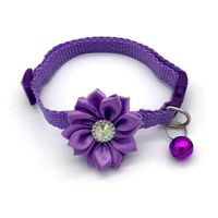 Exclusive For Cross-border Pet Bell Flower Collar Dog Collar Collar Cat Diamond Collar Pet Supplies Wholesale main image 4