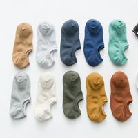 Spring And Summer Thin Men's Pure Cotton Sports And Leisure Boat Socks Wholesale main image 3