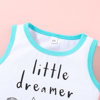 Baby Clothes Summer Vest Top Suit Children's Fashion Clothing 2021 Cartoon Shorts Two-piece Set main image 6