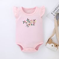 Summer One-piece Three-piece Baby New Flying Sleeve Romper Wholesale main image 4