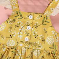 Newborn Clothes Suspender Skirt Girls 2021summer New Baby Girl's Dress Printed Baby Princess Dress main image 5