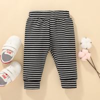 Fashion Pullover Two-piece Casual Wear Cute Striped Romper Two-piece Suit main image 5