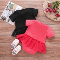 Baby Cute Summer New Style Short-sleeved One-piece Casual Baby Triangle Romper main image 3