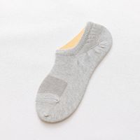 Spring And Summer New Men's Business Casual Solid Color Invisible Ankle Socks Factory Wholesale Low-cut Waist Mesh Stockings Non-slip Socks sku image 5