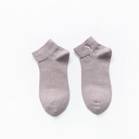 Socks Ladies Socks Shallow Mouth Spring And Summer Thin Embroidery Animal Short Socks sku image 2
