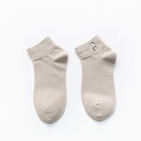 Socks Ladies Socks Shallow Mouth Spring And Summer Thin Embroidery Animal Short Socks sku image 5