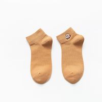 Socks Ladies Socks Shallow Mouth Spring And Summer Thin Embroidery Animal Short Socks sku image 7