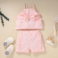 Vêtements Pour Enfants À La Mode Nouveau Short Caraco Pour Bébé Costume Deux Pièces sku image 3