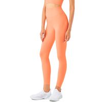New Style Knitted High Waist Yoga Pants Moisture Wicking Tight Fitness Pants Women main image 2