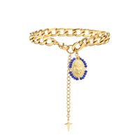 Jewelry Bracelet Handmade Beaded Pendant Bracelet Stained Glass Bracelet main image 4