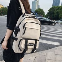 Tooling Style Street Trend Male And Female Students Campus Backpack College Students High School Students Fashion Large Capacity Schoolbag main image 2