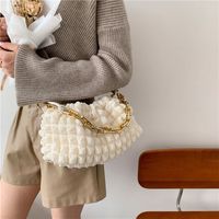 2021 New Fashion Rhombus Fold Cloud Bag Popular Chain Shoulder Messenger Bag main image 5