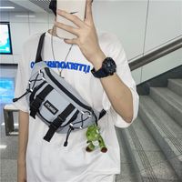 Men's Messenger Bag 2021 New Waist Bag Simple Student Chest Bag Wholesale main image 1