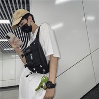 Men's Messenger Bag 2021 New Waist Bag Simple Student Chest Bag Wholesale main image 6