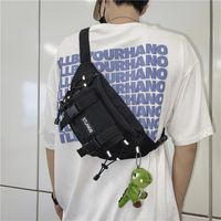 Men's Messenger Bag 2021 New Waist Bag Simple Student Chest Bag Wholesale main image 4