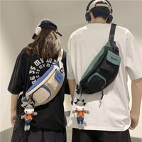 Lässige Japanische Kleine Brusttasche Im Neuen Stil Einschulterige Sportgürteltasche Für Studenten main image 1