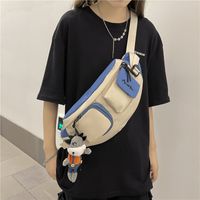Lässige Japanische Kleine Brusttasche Im Neuen Stil Einschulterige Sportgürteltasche Für Studenten main image 4