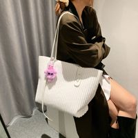 Fashion Corduroy Large Capacity Handbag New One-shoulder Underarm Bag Wholesale main image 1