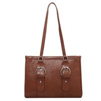 Bolsos Retro De Gran Capacidad 2021 Nuevo Estilo Coreano Popular Bolso De Un Hombro Mediados De La Antigüedad Bolso De Mano Casual De Las Mujeres main image 6