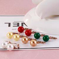 Simple Pearl Earrings Fashion Earrings Stainless Steel Earrings main image 4