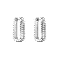 Jewelry Geometric Earrings Micro-inlaid Zircon Fashion Earrings Jewelry sku image 4