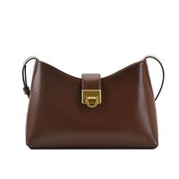 2021 New Bucket Female Bag Korean Solid Color Large-capacity Commuter Diagonal Bag sku image 3