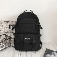 Tooling Style Street Trend Male And Female Students Campus Backpack College Students High School Students Fashion Large Capacity Schoolbag sku image 3