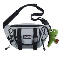 Men's Messenger Bag 2021 New Waist Bag Simple Student Chest Bag Wholesale sku image 8