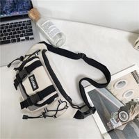 Men's Messenger Bag 2021 New Waist Bag Simple Student Chest Bag Wholesale sku image 2