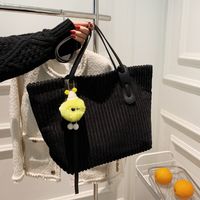 Fashion Corduroy Large Capacity Handbag New One-shoulder Underarm Bag Wholesale sku image 5