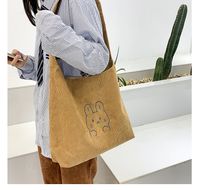 Autumn Winter Large-capacity Bag Female 2021 New Cartoon Bear Bucket Bag Wholesale sku image 2