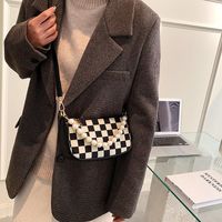 Large-capacity Women's Bags Autumn And Winter 2021 New Trendy Plaid Tote Bag sku image 1