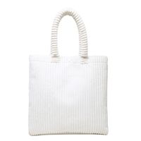 Internet Celebrity Corduroy Bag 2021 New Trendy Large Capacity Women's Bag Simple Handbag Casual All-match Shoulder Tote Bag sku image 1