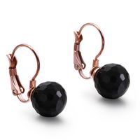 Fashion Geometric Stainless Steel No Inlaid 18K Gold Plated Earrings sku image 4