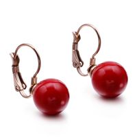 Simple Pearl Earrings Fashion Earrings Stainless Steel Earrings sku image 5