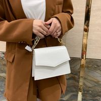 Popular New Fashion Chain Handbags Wide Shoulder Straps Rhombus Single Shoulder Messenger Bag main image 1