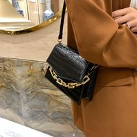 Popular New Fashion Chain Handbags Wide Shoulder Straps Rhombus Single Shoulder Messenger Bag main image 4
