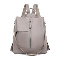 Oxford Cloth Travel Backpack Canvas Fashion Contrast Color Large-capacity Anti-theft School Bag sku image 2