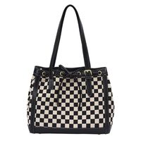 Popular Chessboard Plaid Large Capacity Bag For Women 2021 Autumn And Winter New Fashionable All-match High-grade Fashion Shoulder Tote Bag main image 6