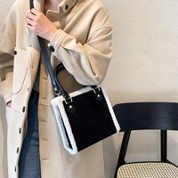 High-end Frosted 2021 New Autumn And Winter Fashion Trendy Messenger Square Bag main image 4