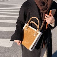 High-end Frosted 2021 New Autumn And Winter Fashion Trendy Messenger Square Bag main image 5