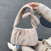 Plush Autumn And Winter New Trendy All-match Messenger Chain Fashion One-shoulder Cloud Bag main image 1