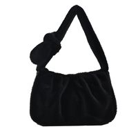 Plush Autumn And Winter New Trendy All-match Messenger Chain Fashion One-shoulder Cloud Bag sku image 1