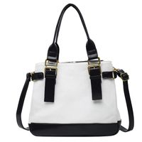 2021 Autumn And Winter New Trendy Wild One-shoulder Messenger Canvas Fashion Handbag sku image 1